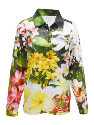 Adult Sun Long Sleeve Tropical Shirts - Frangipani