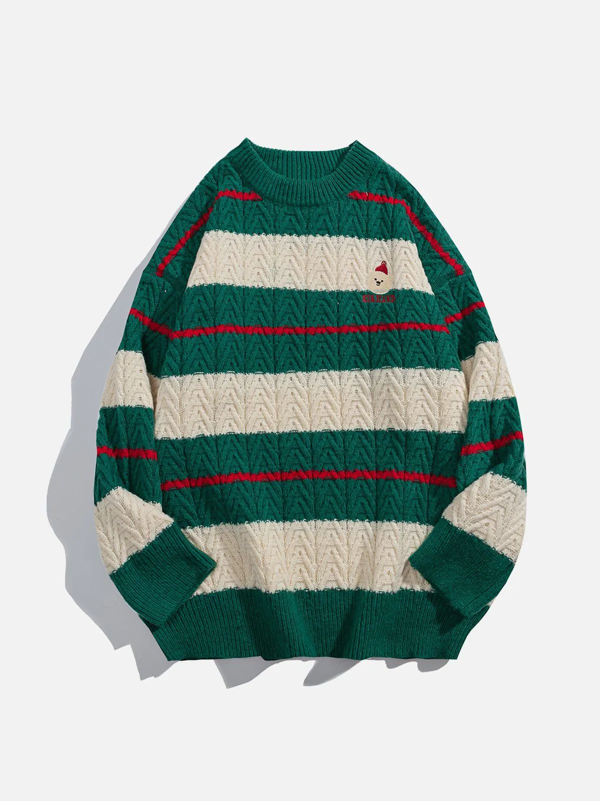 AlanBalen® - Colorblock Stripe Sweater