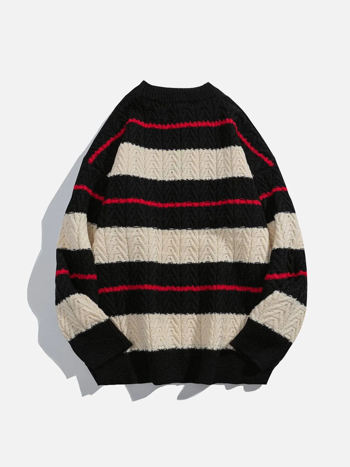 AlanBalen® - Colorblock Stripe Sweater