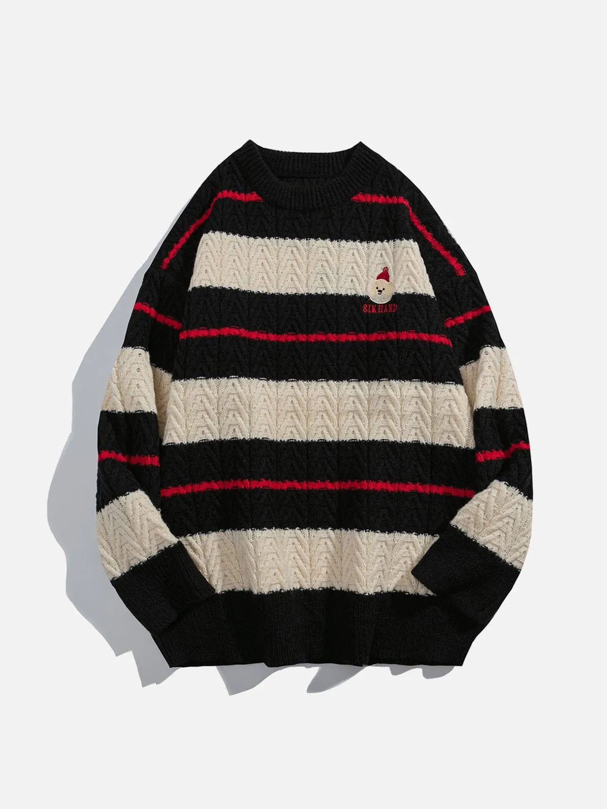 AlanBalen® - Colorblock Stripe Sweater