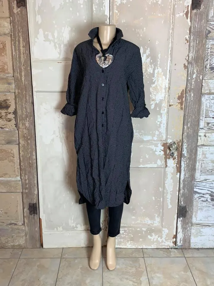 AMMA KA7015 Small Plaid Dress