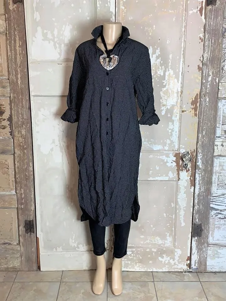 AMMA KA7015 Small Plaid Dress