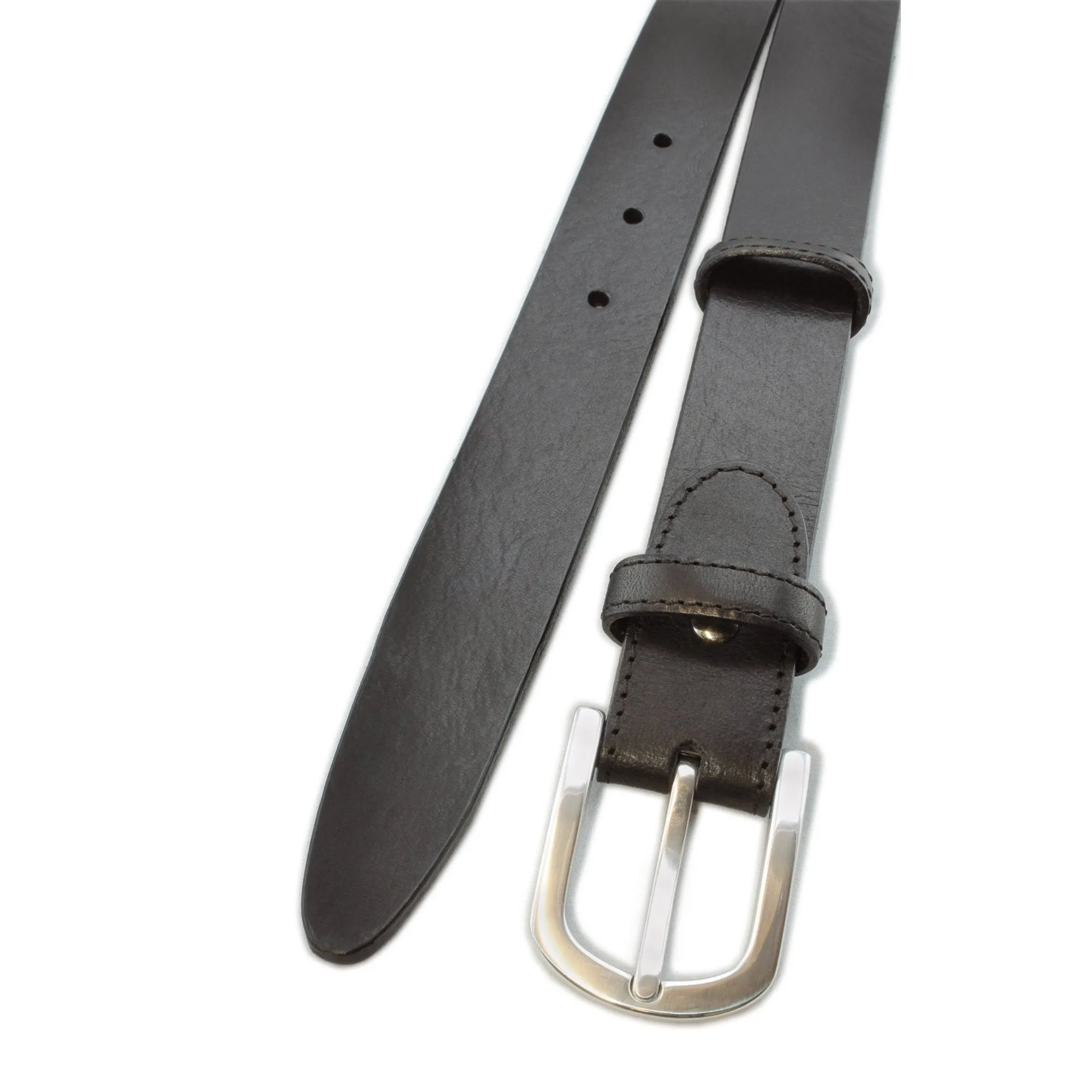 Black Chunky Narrow Belt