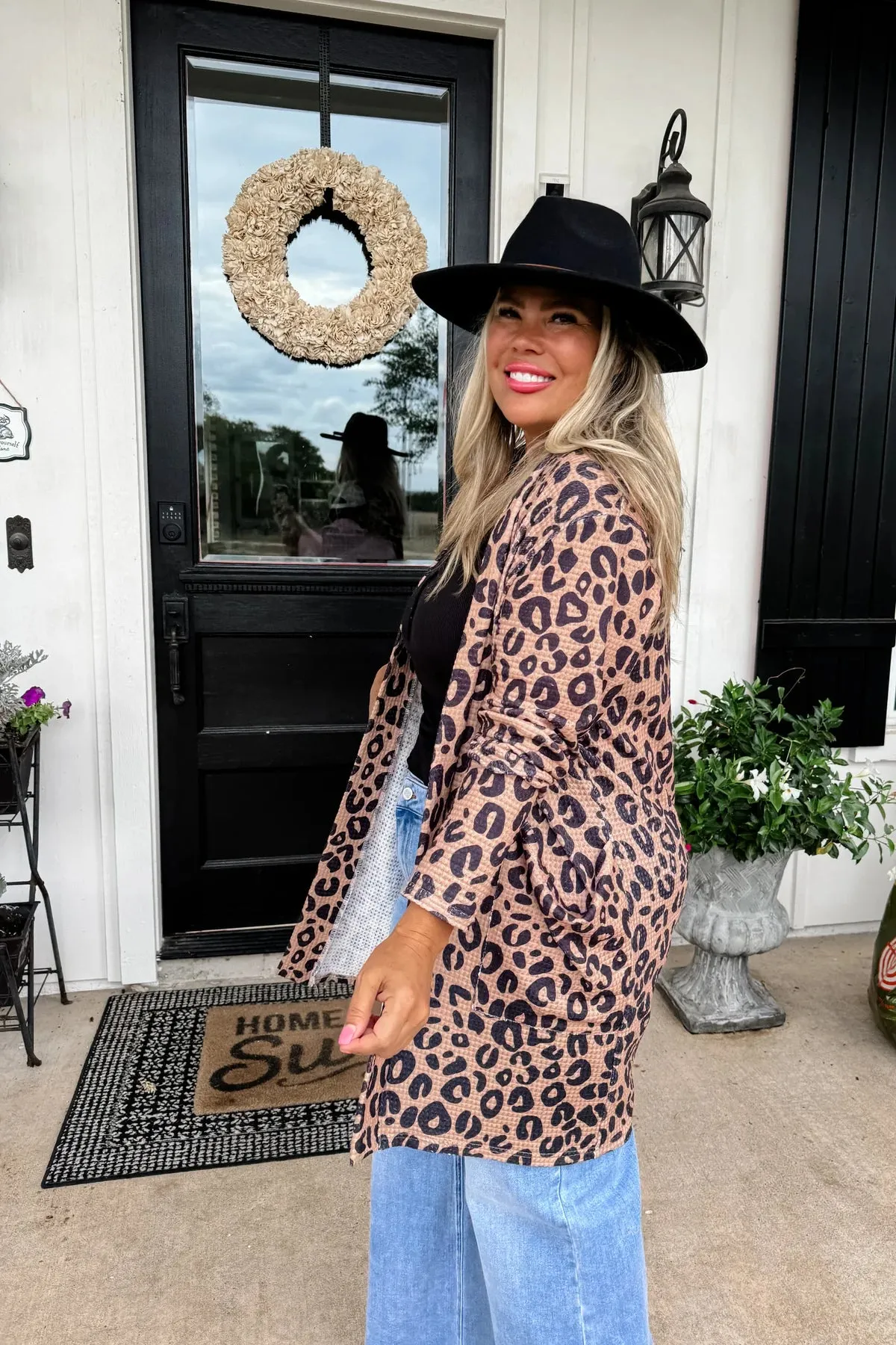 CHEETAH PRINT LOLA CARDIGAN