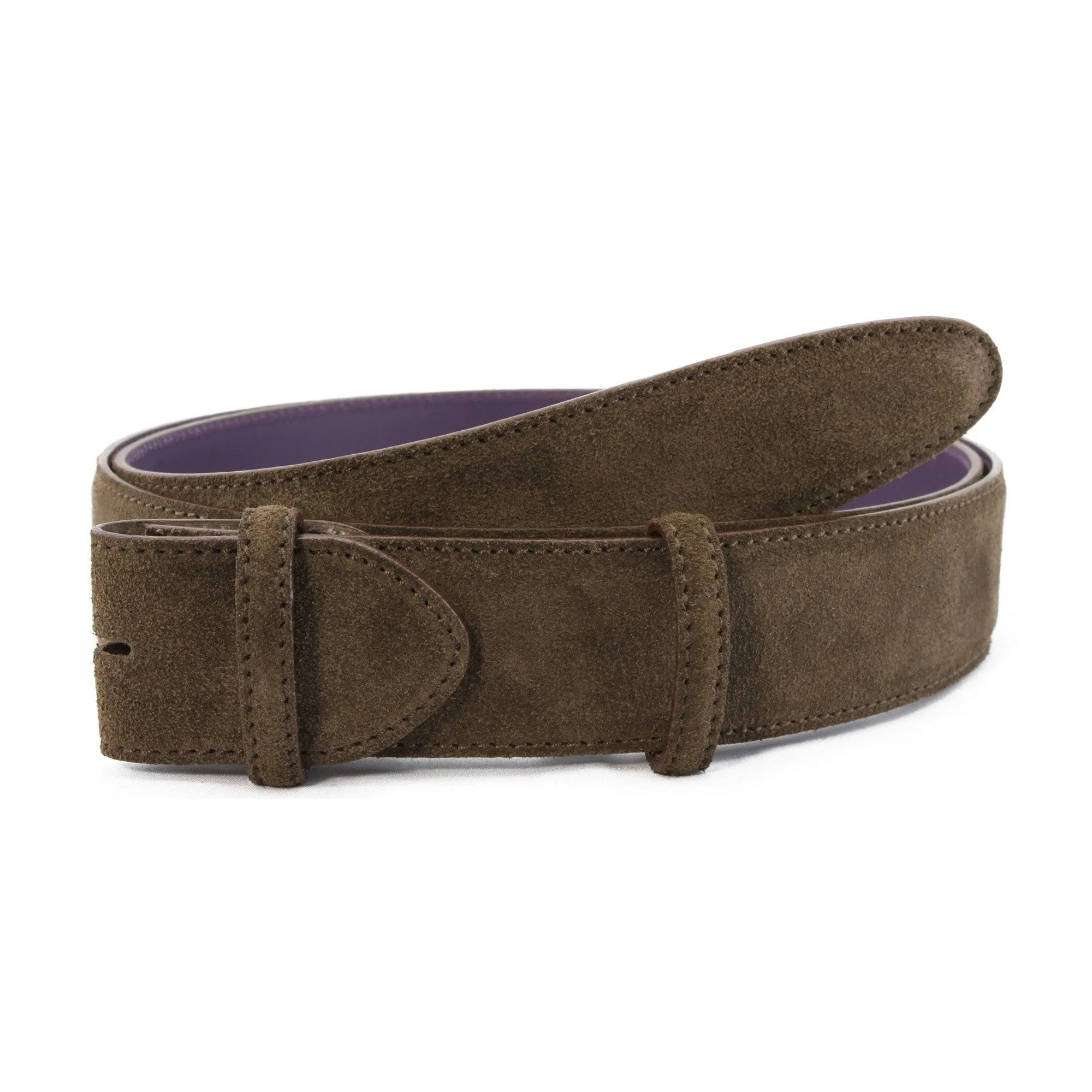 Classic English Suede Belt Strap