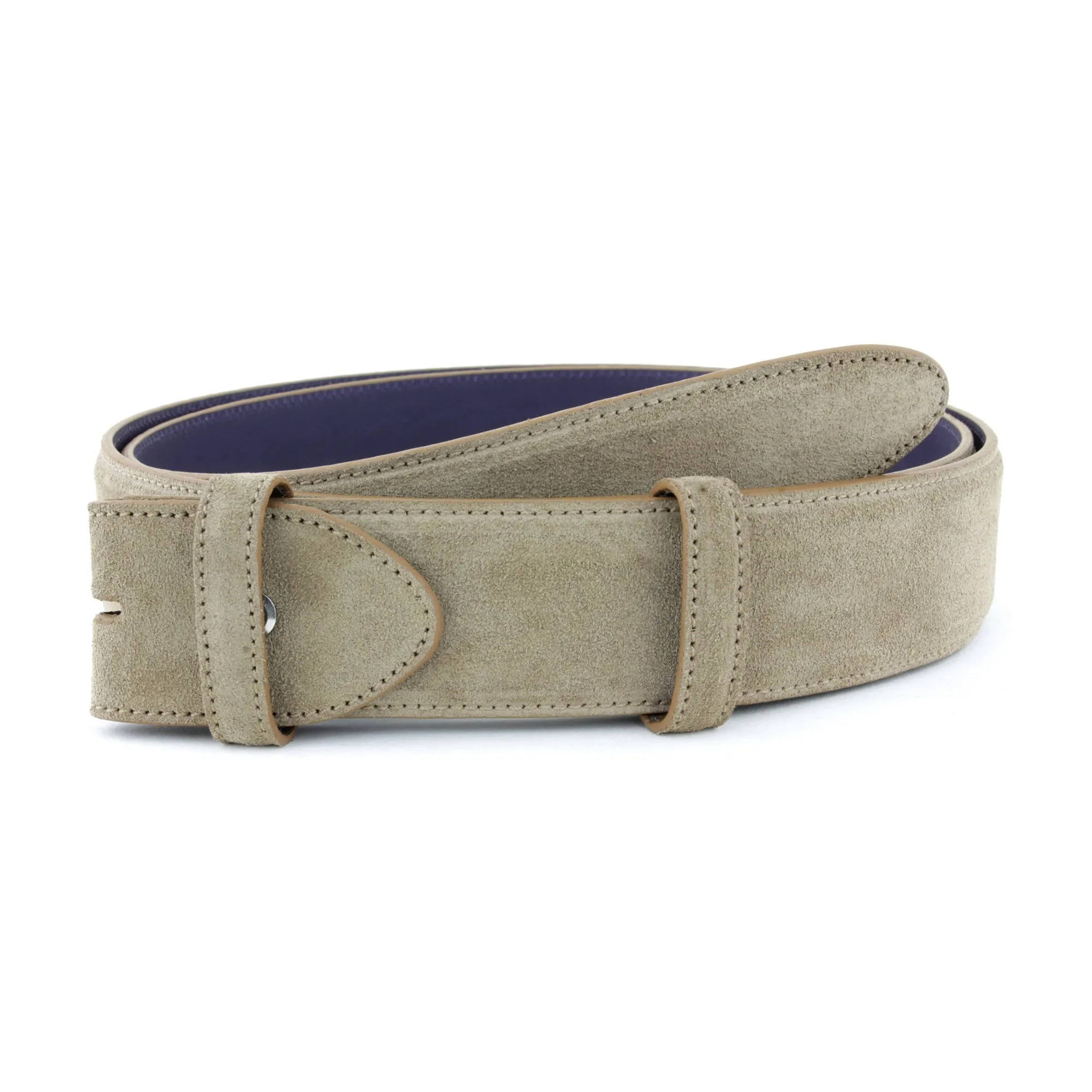 Classic English Suede Belt Strap