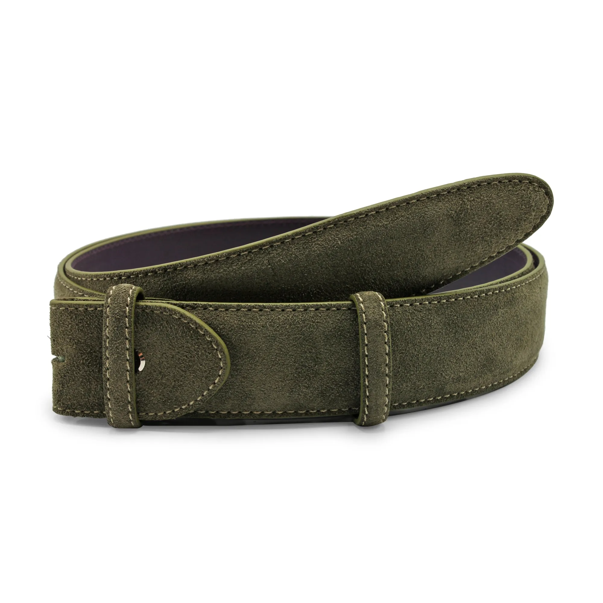 Classic English Suede Belt Strap