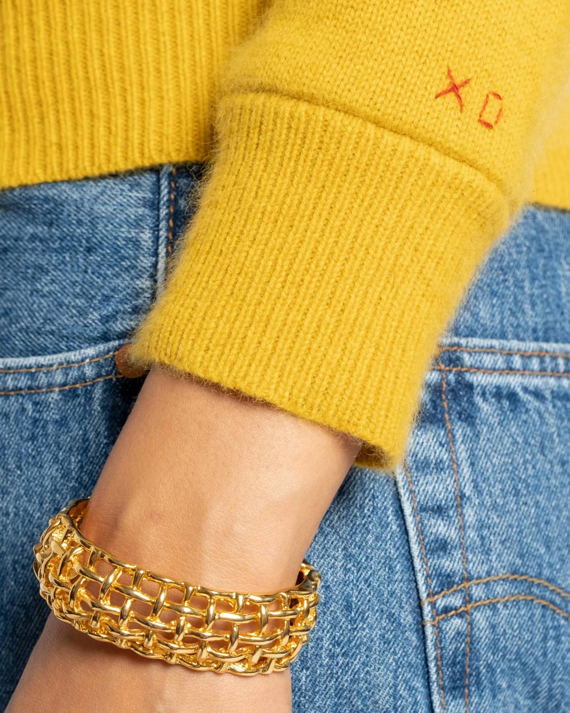 Collegiate Sweater Light Mustard