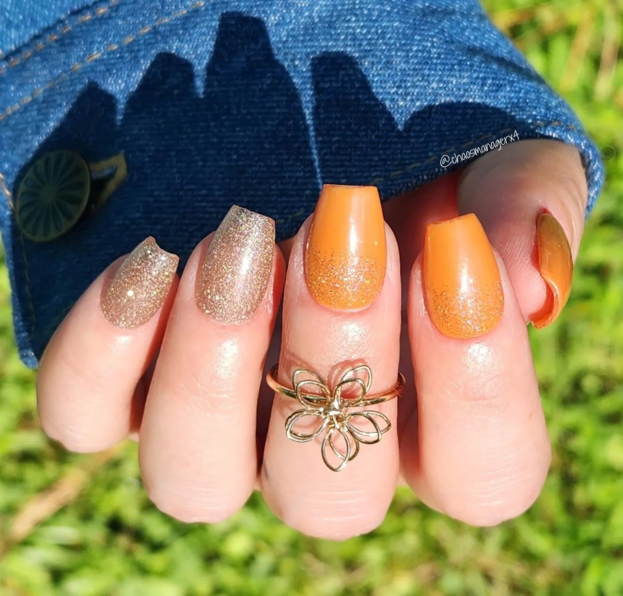 Happy fall, y’all- Classic Glitter Gel Polish