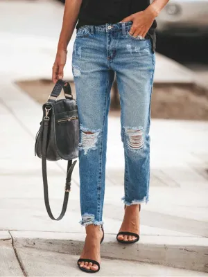 iForgirls Casual Ripped Jeans