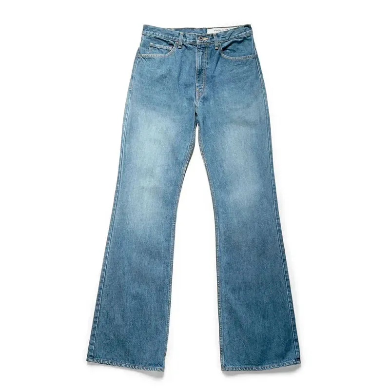 Japan Style Non Hirata and Hiroshi Cotton Casual Flared Jeans