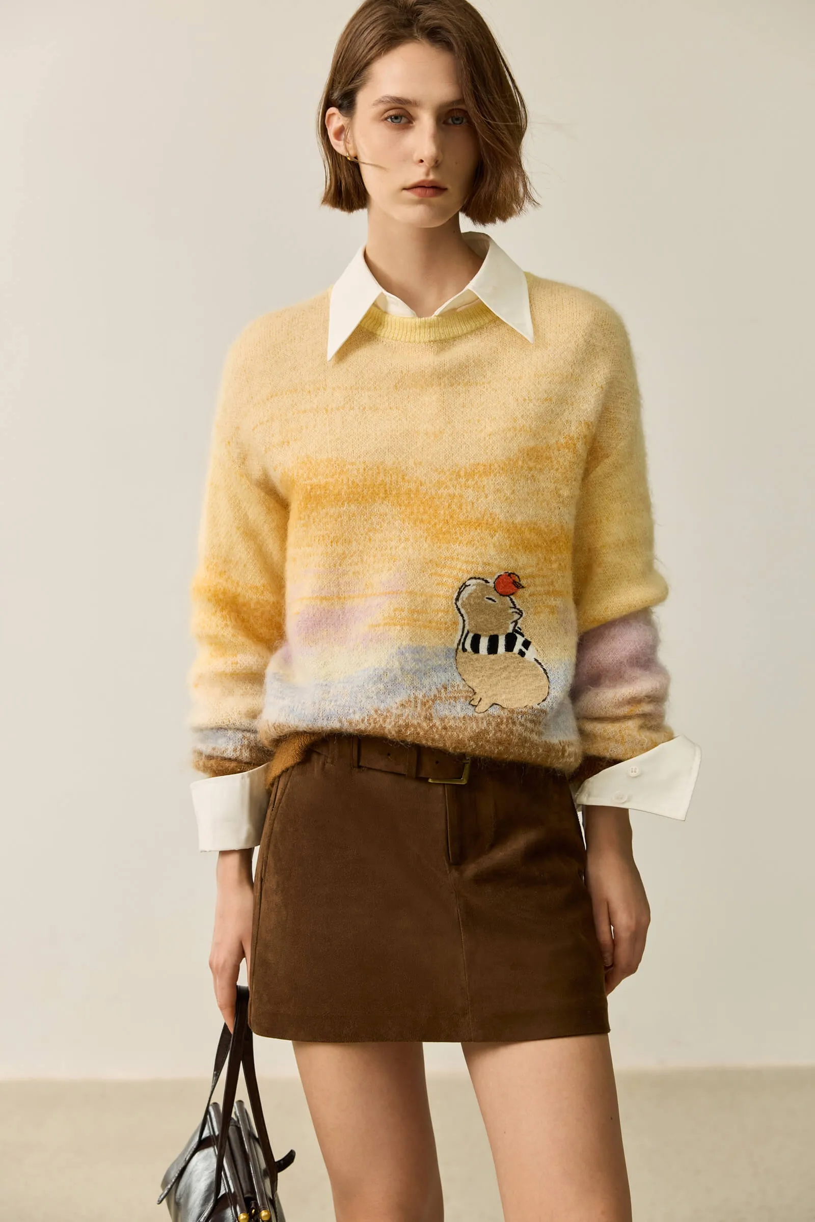 LILY Capybara Casual Sweater