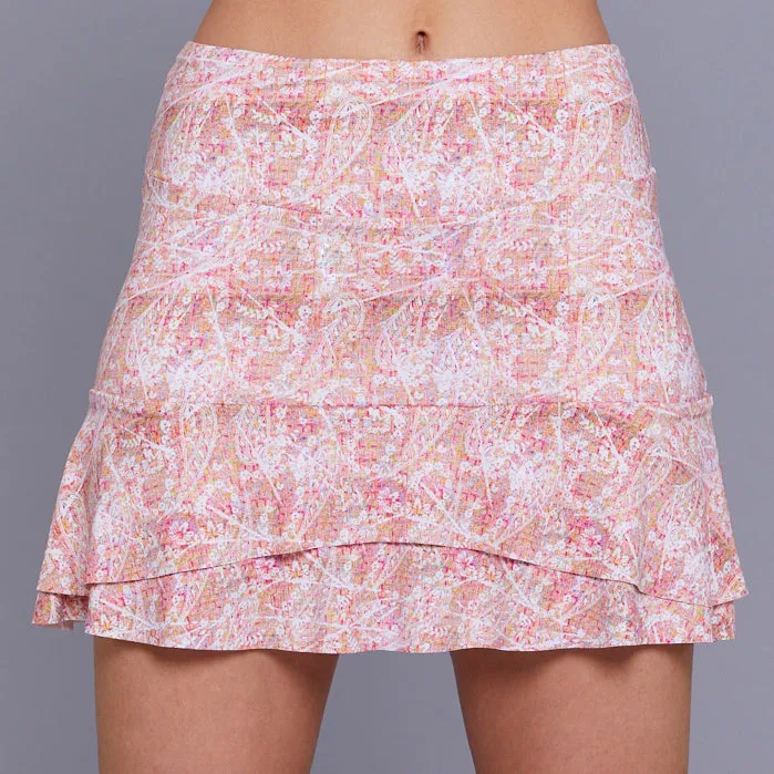 Lush Weave Two Tier 15" Skort (without buttons)