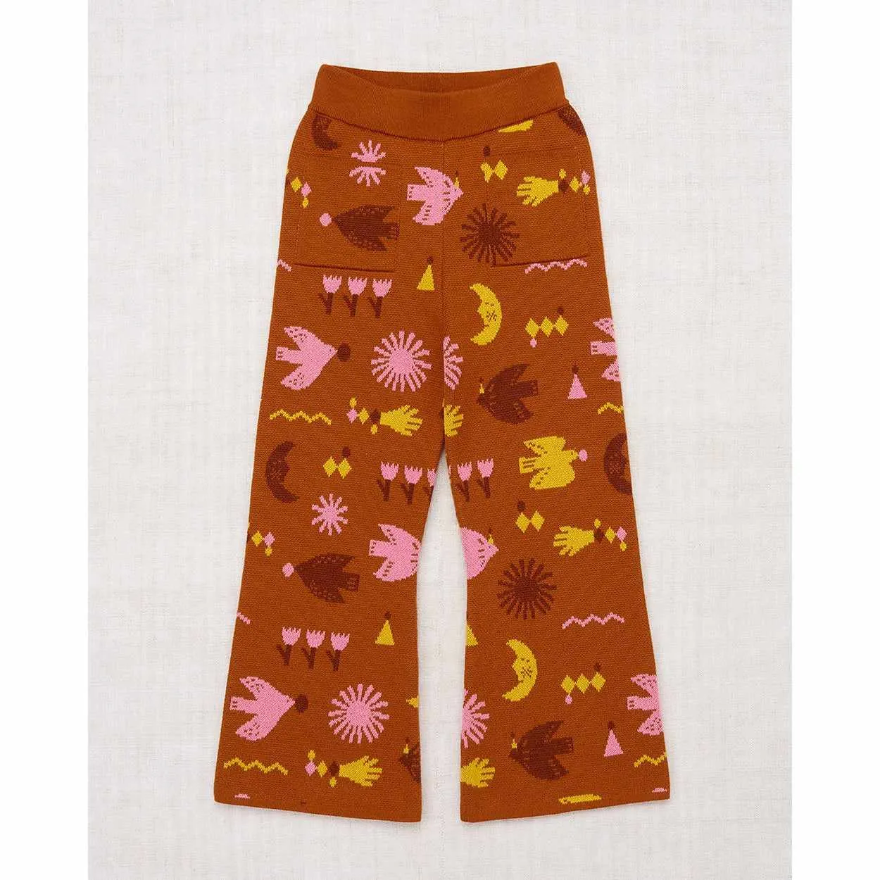 Misha & Puff - Izzy pant - Gingerbread Daleyden Fête Jacquard