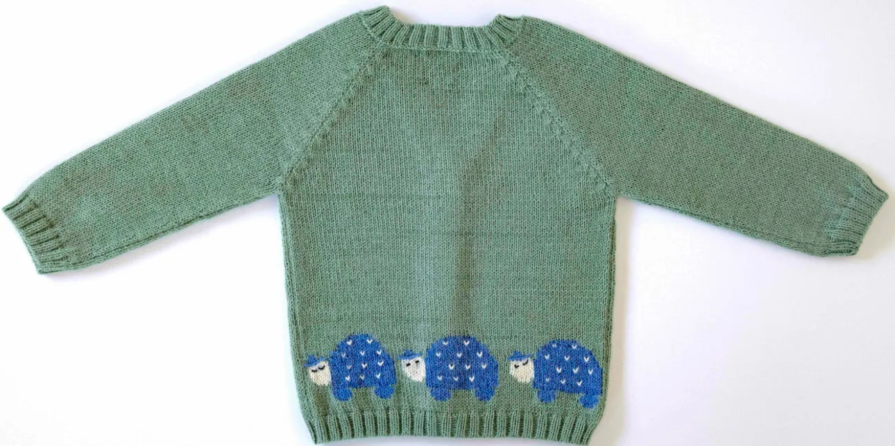 Nanay Kids Turtle Cardigan