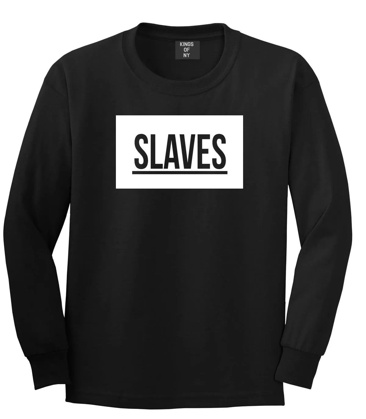 New Slaves Long Sleeve Boys Kids T-Shirt