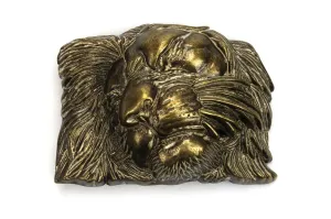 Plate Style Lion Buckle 40mm