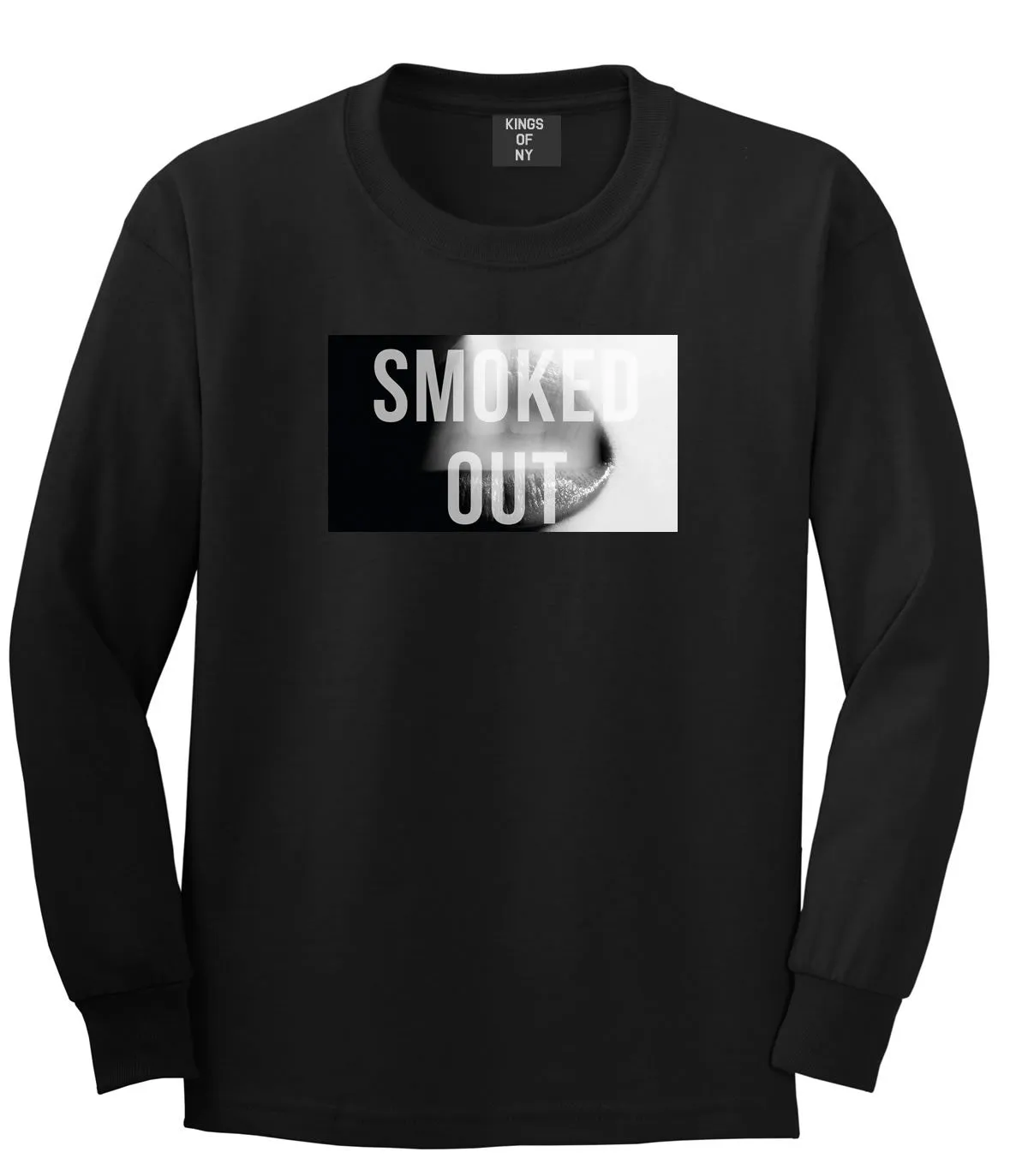 Smoked Out Weed Marijuana Smoke Long Sleeve T-Shirt