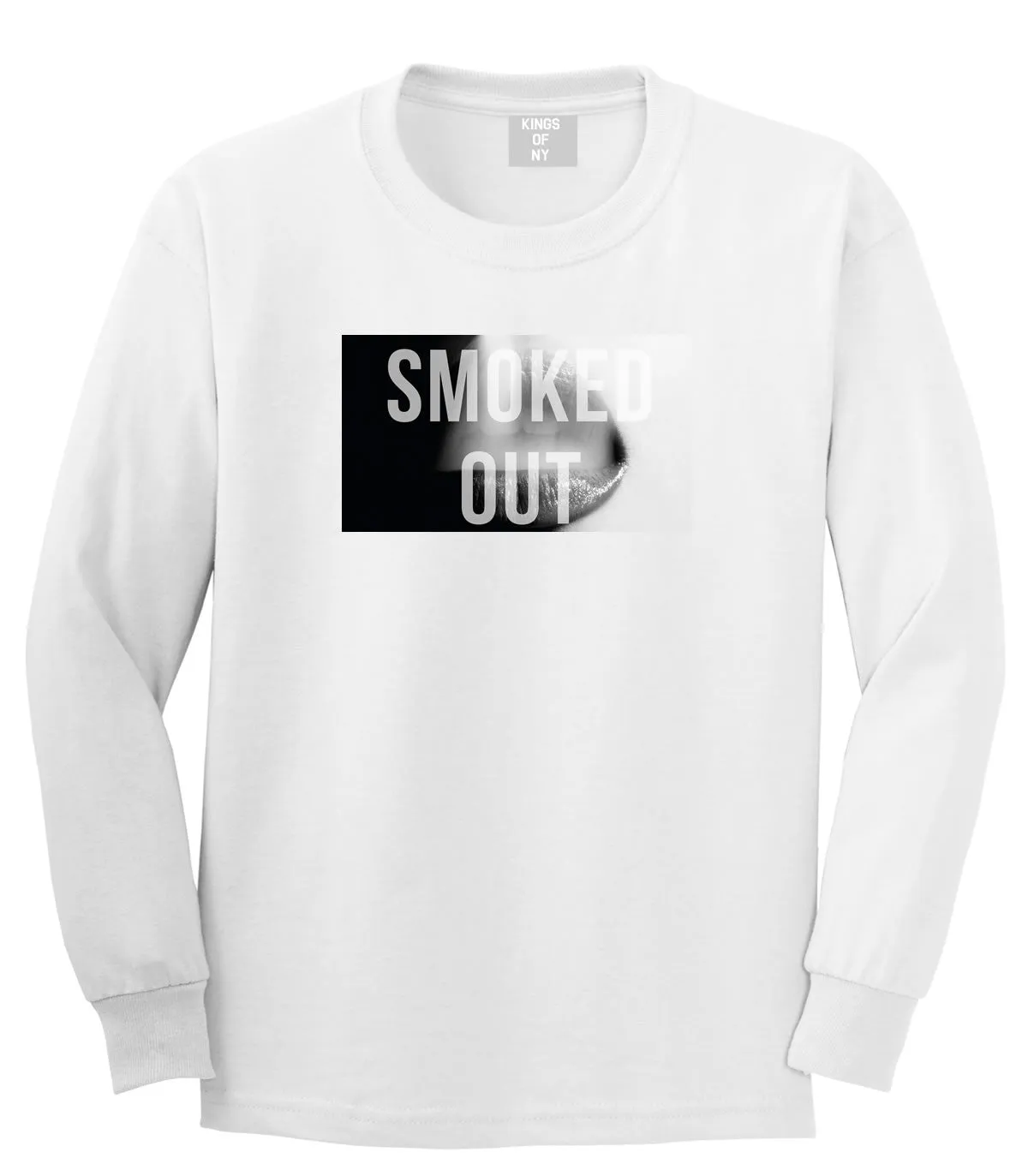 Smoked Out Weed Marijuana Smoke Long Sleeve T-Shirt