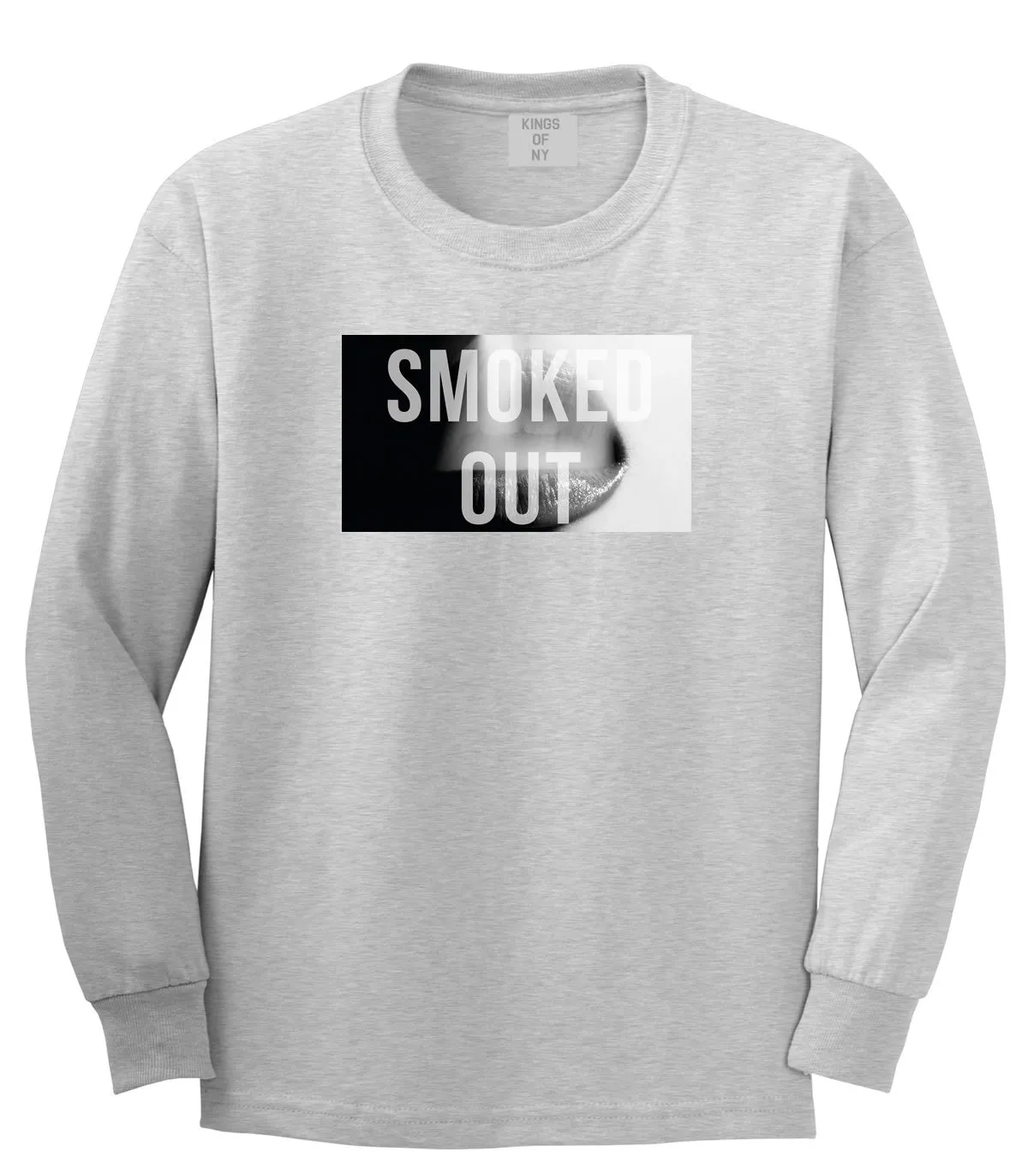 Smoked Out Weed Marijuana Smoke Long Sleeve T-Shirt