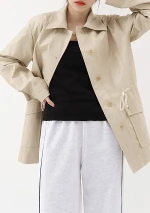 Stylish Jacket [Beige]