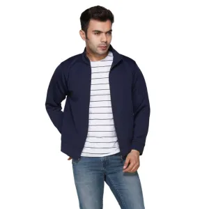 Stylish lycra Blue Stretchable Sporty Jacket For Men