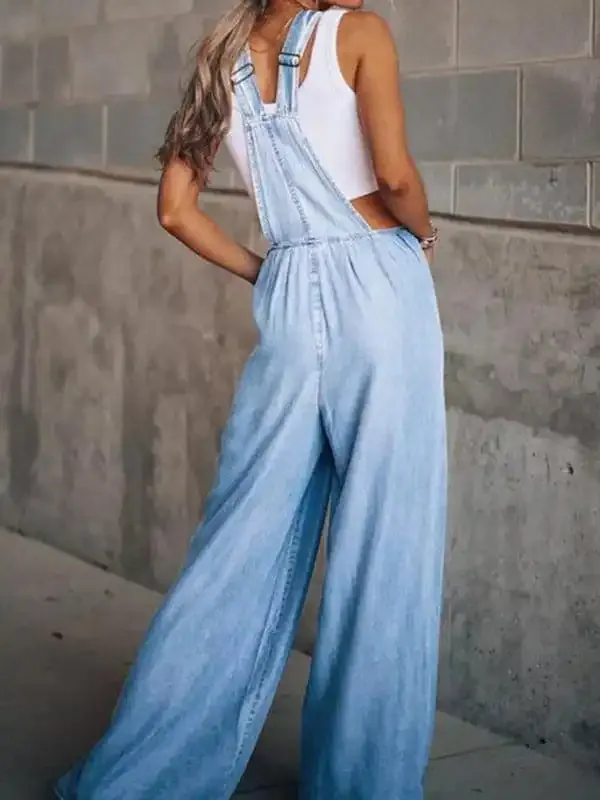 Women’s Loose Casual Fashion Denim Overalls