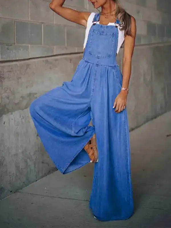 Women’s Loose Casual Fashion Denim Overalls